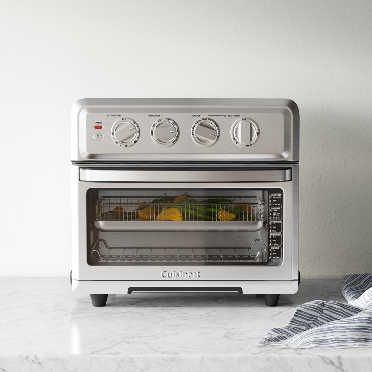 Cuisinart Air Fryer + Convection Toaster Oven, 8-in-1 Oven with Bake, Grill, Broil & Warm Options